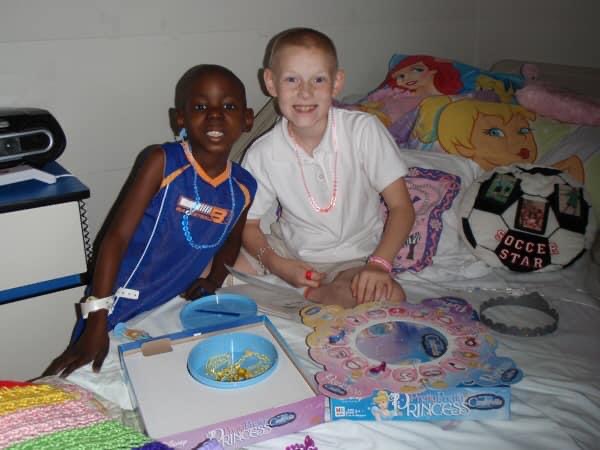riley and a friend