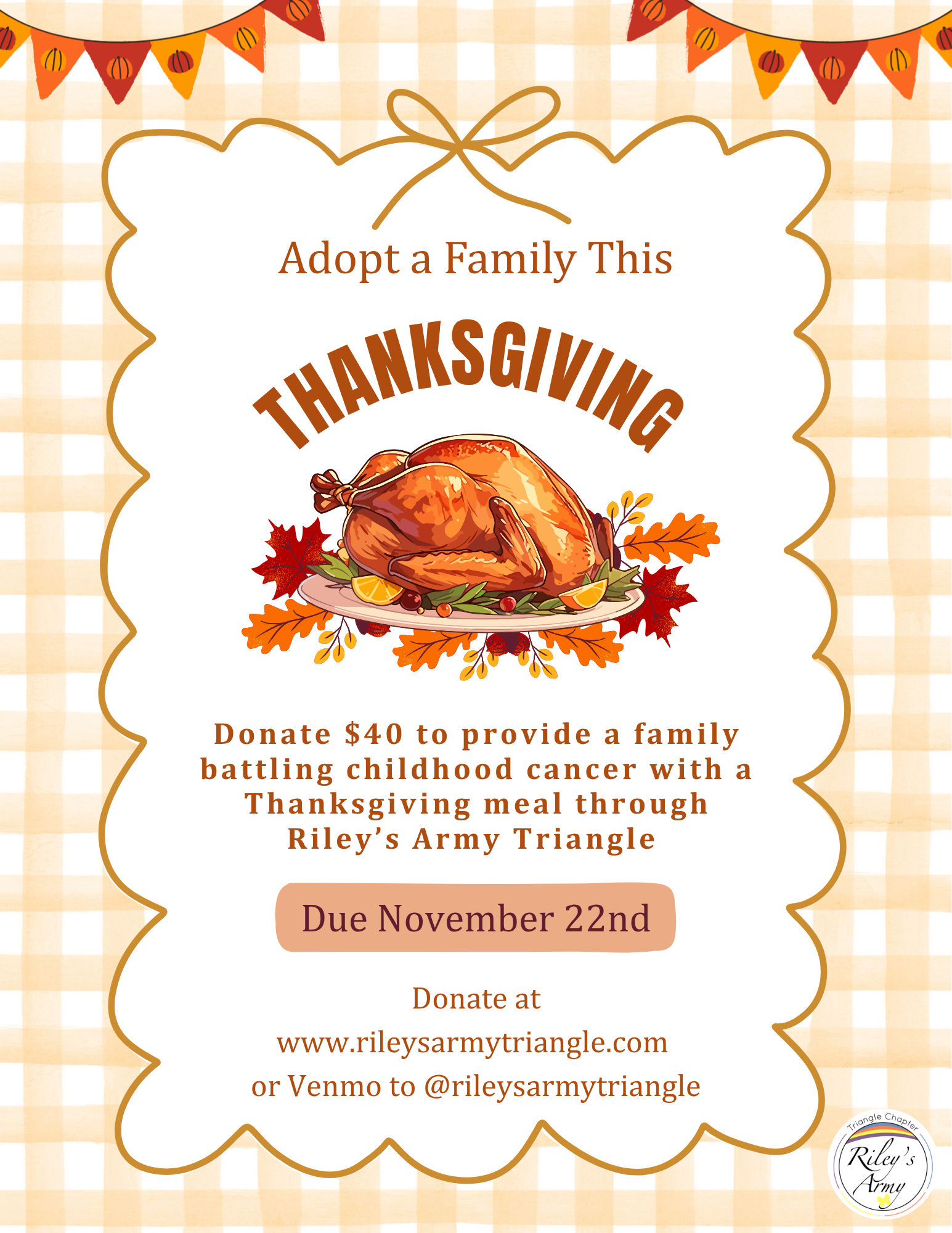 2026 triangle thanksgiving adopt a family